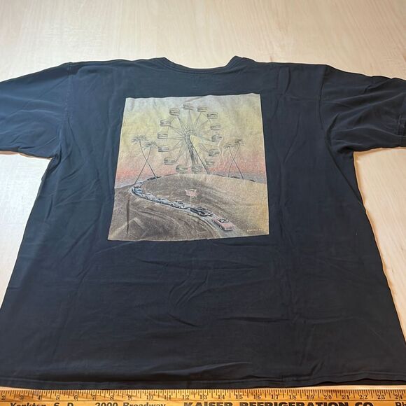 In N Out Burger 70th Anniversary Shirt Mens XXL ‎ Graphic Promo Tee Black - Picture 6 of 7